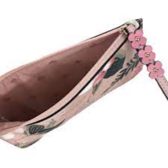 NWT Kate Spade Wristlet - Felicity Street Botanical Eli Cameo Pink - Picture 6 of 6
